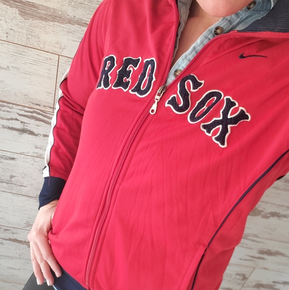 Nike MLB Boston Red Socks Full Zip Jacket - Picture 2 of 8